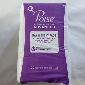 Poise Pads 27 Pack Ultimate Long 6 Pads